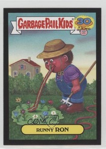 2015 Garbage Pail Kids 30th Anniversary Cutting Room Floor Black Runny Ron 0e3