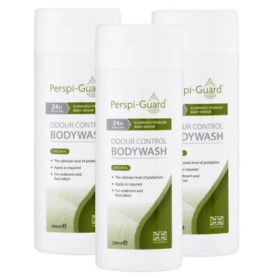 Perspi-Guard® Odour Control Bodywash 200ml Original Lightly Scented TRIPLE PACK - Image 1 of 2