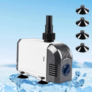 900-2000L/H Teichpumpe Einstellbarer HJ Bachlaufpumpe Filterpumpe WasserPumpe DE - Bild 1 von 16
