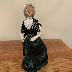 Byers Choice 2001 Elegante Lenox Frau Viktorianischer Stil hält Kerze - Bild 1 von 24