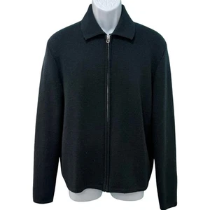 Rag & Bone Navy Blue Melrose Merino Wool Full Zip Collar Sweater Jacket Size S - Picture 1 of 9