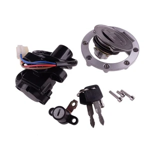 Motorcycle Cover Lock Kit Ignition Switch Lock Key Side Cap Lock Gas Cap % - Picture 1 of 7