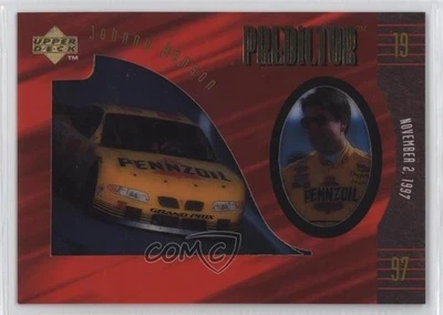 1997 Upper Deck Road to the Cup Predictor Plus Cel Winner Johnny Benson Jr #PR24 - Image 1 of 2