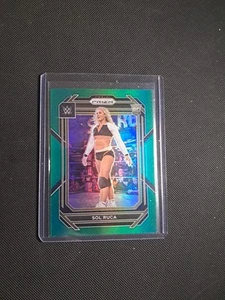 2023 Panini Prizm WWE Sol Ruca Green Prizm Rookie Card #105 Retail Exclusive - Picture 1 of 4