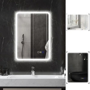 Backlit Illuminated Bathroom Mirror with LED Lights and Bluetooth - Picture 1 of 23