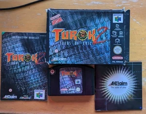 TUROK 2 SEEDS OF EVIL (BOXED WITH MANUAL) N64 ( SEE PICS) - Picture 1 of 6