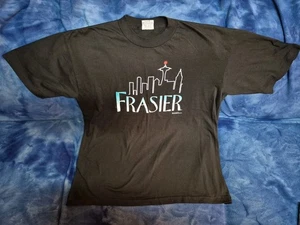 T-shirt promozionale vintage anni 90 Frasier Crane TV Stanley Desantis taglia XL - Foto 1 di 4