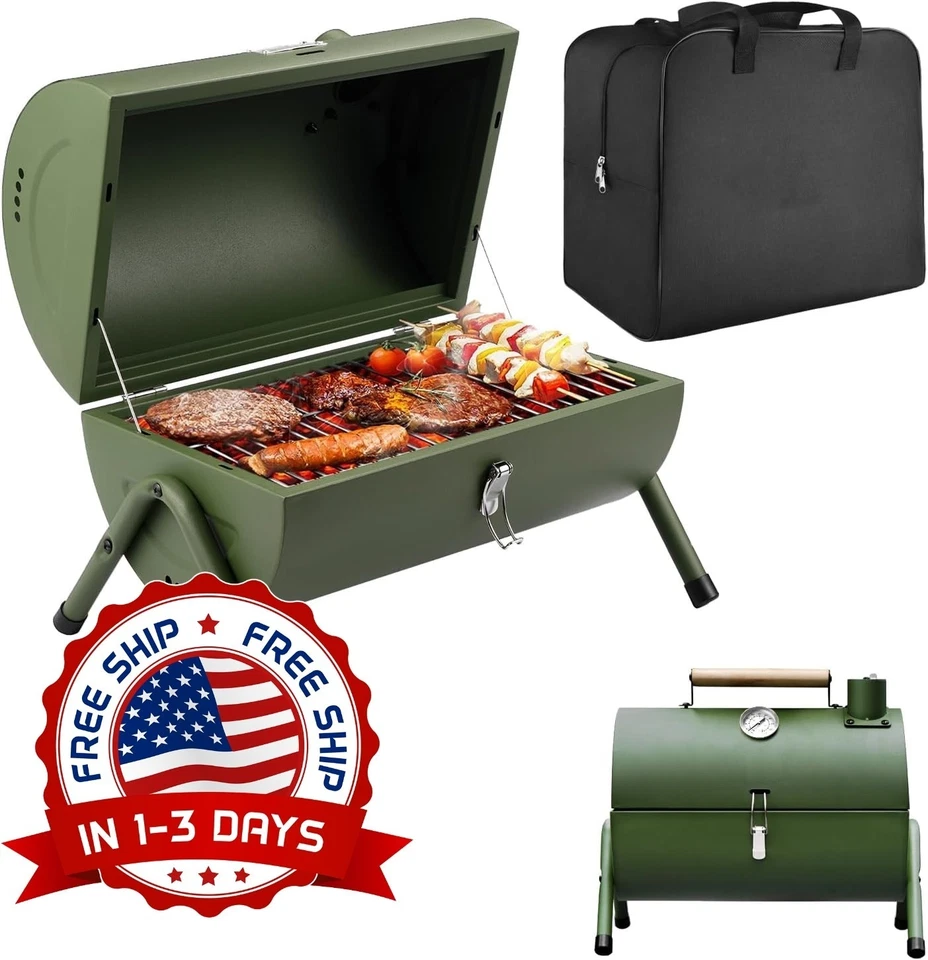 Asadores De Carbon Portatil Asador Para Asar Carne Parrilla Barbacoa BBQ Grill. - Image 1 of 4