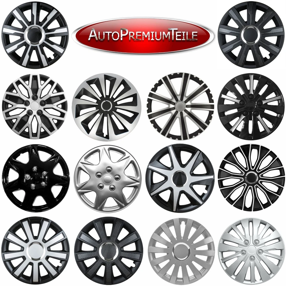 Wheel Trims 15 Inch For Peugeot 1007 108 2008 206 206+ 207 208 301 307 308 Set Of 4 - Image 1 of 1