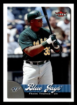 2007 Fleer #115 Frank Thomas Card Toronto Blue Jays - Image 1 of 2
