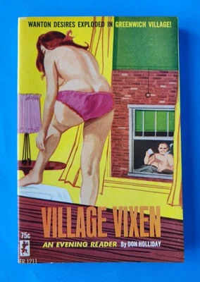 VILLAGE VIXEN by Don Holliday Greenleaf Classics ER1211 Pulp Erotica Sleaze GGA - Image 1 of 4