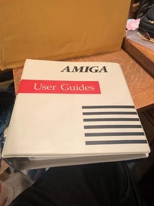1985 Commodore Amiga User Guides Binder Manual Amiga Basic Computer Book No Disk - Picture 1 of 7