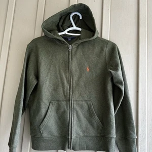Polo Ralph Lauren Logo Jungen grün Hoodie Reißverschluss Jacke 10/12 Medium Jugend Kapuze - Bild 1 von 5