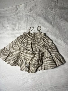 Banana Republic Zebra Dress And Bottom Set 12-18 Months Girls - Picture 1 of 8