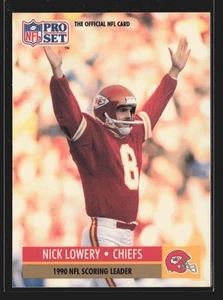Juego profesional 1991 #14 Nick Lowery Kansas City Chiefs - Imagen 1 de 2