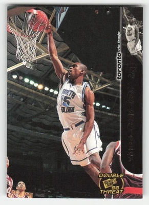Press Pass Double Threat #4 1998 Vince Carter novato UNC Tar Heels Foto 1 de 2