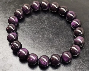 Top Quality Purpurite Crystal Bracelet 9.9mm - Picture 1 of 4
