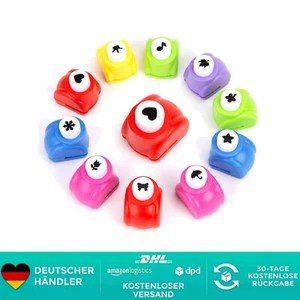 Motivstanzer Set Papierstanzer Herz Stern Schmetterling 10 Stück - Bild 1 von 2