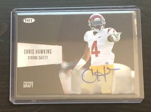 2018 Sage HIT CHRIS HAWKINS Autographs Auto Black #A-7 USC