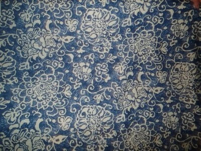 9 1/2 yardas suburban home duralee tela floral ~ kerouac ~ cortinas de tapicería Foto 1 de 2