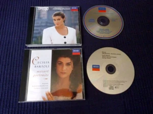 2 CDs CECILIA BARTOLI Mozart Portraits & Mozart Arias DECCA György Fischer - Picture 1 of 4