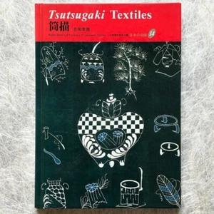 TSUTSUGAKI Textiles Traditional Dyeing Japanese Folk Art Indigo Dye FUROSHIKI - Imagen 1 de 12