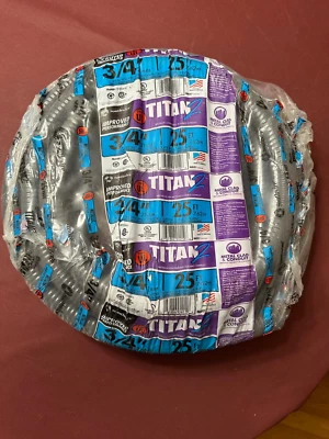 全新 Southwire "TITAN 2" 3/4" x 25' 金属液体紧密柔性管道 — 第 1/4 张图片