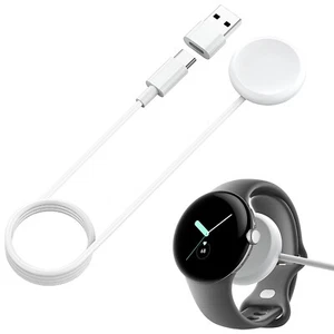 Do Google Pixel Watch Stacja ładująca Charger Bezprzewodowa ładowarka z adapterem typu C - Zdjęcie 1 z 12