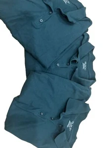 3 Pairs Of Girls School Uniform Dark Green Polo Shirts Size XXL 16 - Picture 1 of 7