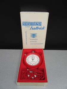G672 Vintage "Herwins Super Hattrick" Manual Wind Stopwatch Ref.SH/162 ⭐⭐ - Picture 1 of 17