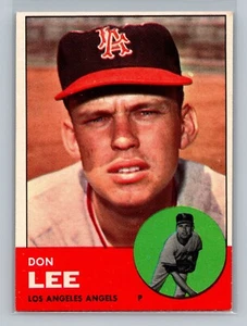 1963 Topps Don Lee #372 - Los Angeles Angels - EX+ - Picture 1 of 2