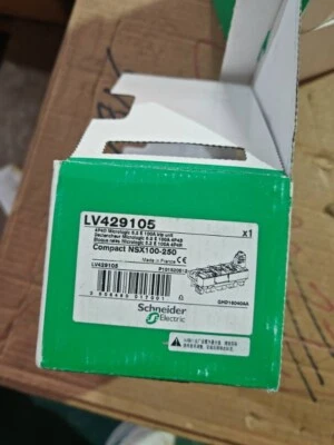 LV429105 New Schneider Trip Unit Micrologic 5.2 E 100 A 4P 3D,4D,3D+N/2,3D+OSN - Image 1 of 3
