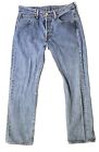Levis 501 XX Jeans Men 32x30 Blue Relaxed Fit Button Fly Straight Leg Light Wash