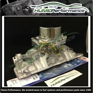 SB CHEV 283 307 327 350 400 MANIFOLD HOLLEY CARBURETTOR MARINE PACKAGE 1850SA - Picture 1 of 4