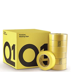 Q1 Premium Masking Tape Bundle - (18mm x 50m) 48 Roll Box - Water Resistant Bond - Picture 1 of 4