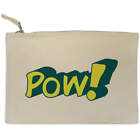 'POW! Comic Book Word Pop Art Text ' Canvas Clutch Bag (CL00031370)