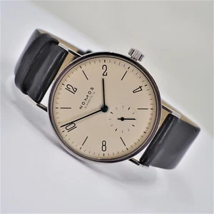 NOMOS GLASHÜTTE TANGENTE HANDAUFZUG "EXPO 2000" LIMITIERTE AUFLAGE BOX&PAPIERE - Bild 1 von 9