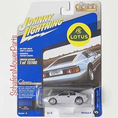 Johnny Lightning 2021 Classic Gold Release 4 1989 Lotus Esprit White Lightning - Image 1 of 4