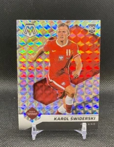 2021-22 Karol Swiderski Panini Mosaic FIFA Road to World Cup Silver MOSAIC Prizm - Picture 1 of 2