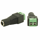Easy Wire Power 2.1mm Plug  x 5.5mm socket  DC Socket For CCTV Cameras