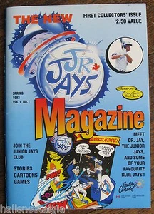 1993 JR. JAYS MAGAZINE - Pat Borders, John Olerud, Roberto Alomar, etc. #1 Issue - Picture 1 of 2