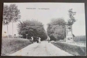 1909 Pancalieri (Torino) - la passeggiata - Picture 1 of 2