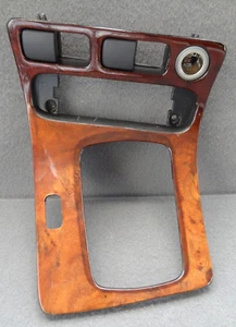 Saab 99-05 9-5 Wood Veneer Shifter Cover Bezel Trim Shift Surround Gear LHD Auto - Foto 1 di 16