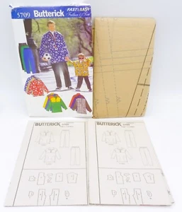 Butterick #5709 1998 Fast & Easy Father & Son Pattern All Size Uncut - Picture 1 of 5