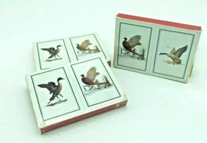 Vintage USA Playing Cards Birds Fowl 3 Double Decks Sealed - Picture 1 of 5