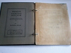 Vintage Scrapbook History Project High School St. Johnsville NY Eddie Dockerty - Picture 1 of 15