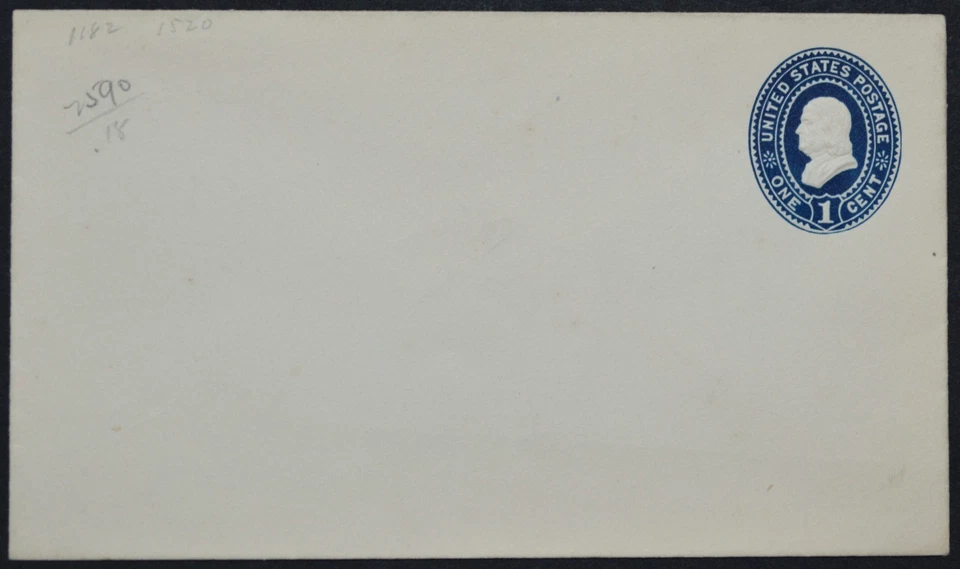 1894 US Sc. #U295 stamped envelope, mint entire, fair to good condition - Image 1 of 1
