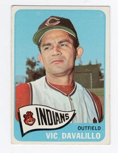 1965 Topps Vic Davalillo Cleveland Indians #128 Great Filler Card Poor - Picture 1 of 2