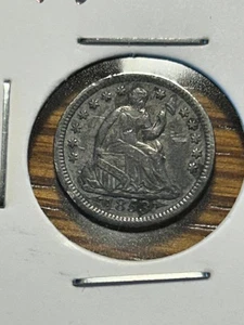 1853 Half Dime mit Pfeilen - Bild 1 von 2