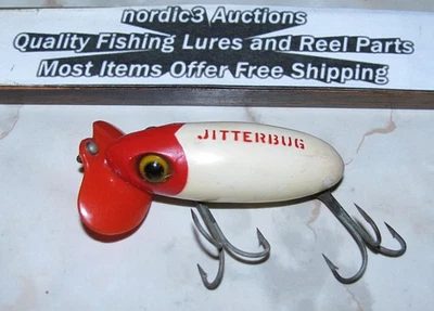 Señuelo de pesca de lubina Fred Arbogast plástico labio Jitterbug superficie agua superior *A25-17 Foto 1 de 4